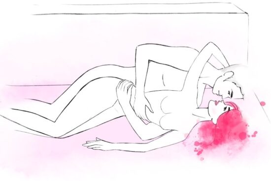 وضعيات جنسية - وضعية الجنس على الأريكة